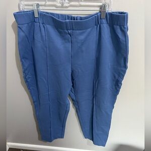 Investments Women's Size 36W Blue Heathered Ankle Pants Park Avenue Fit Sz‎ XL